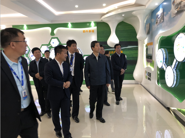 河南省委副書記、省長陳潤兒一行蒞臨 花花牛集團(tuán)魯山瑞亞牧業(yè)有限公司視察調(diào)研